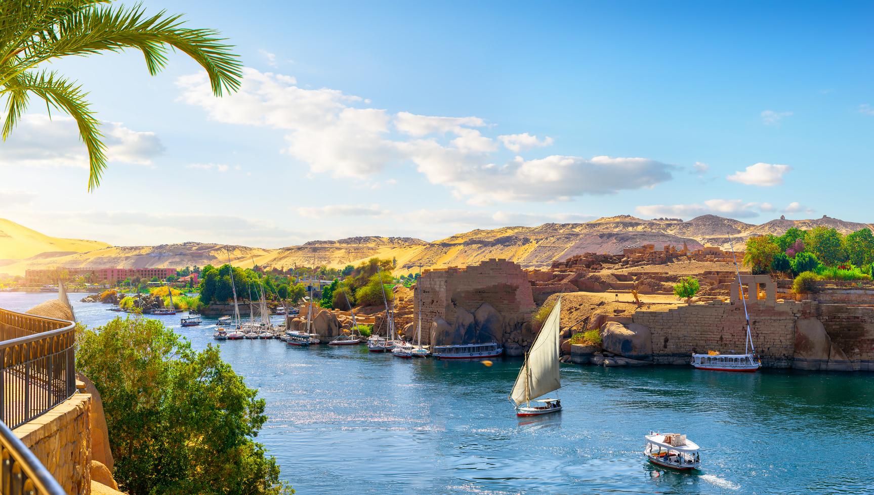 Nile River in Aswan